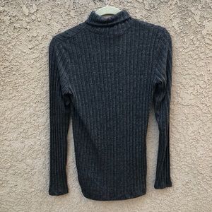 Full Tilt Nordstrom ribbed grey long sleeve shirt